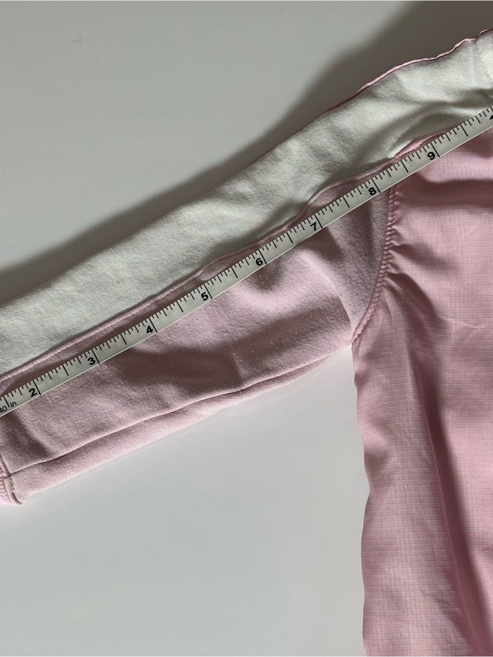 Vintage GUESS Baby Pink Varsity Fleece Zip Hoodie Coquette Designer Preppy Y2k - Picture 10 of 10